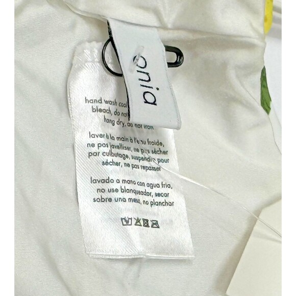Onia NWT Sarita Bikini Top XL White Yellow Roses Bralette Swim Pullover Cottage - Picture 4 of 4